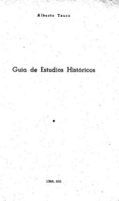 book Guía de estudios históricos