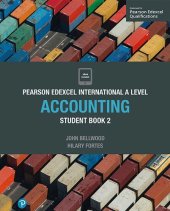 book Pearson EdExcel International AS/A Level Accounting Student Book 2 and 1 (Edexcel International A Level) John Bellwood