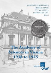 book The Academy of Sciences in Vienna 1938 to 1945