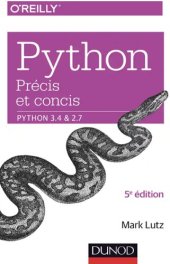 book Python, précis et concis