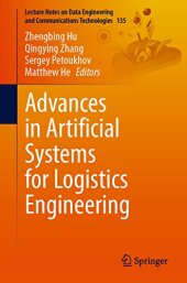 book Advances in Artificial Systems for Logistics Engineering