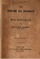 book Die Schlacht bei Zorndorf : Eine Jubelschrift