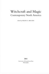 book Witchcraft and Magic: Contemporary North America