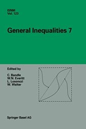 book General Inequalities 7: 7th International Conference at Oberwolfach, November 13–18, 1995 (International Series of Numerical Mathematics, 123)