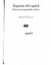 book Espacios del capital. Hacia una geografía crítica