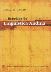 book Estudios de lingüística andina