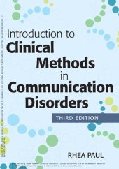 book Introduction to Clinical Methods in Communication Disorders