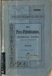 book Der Neo-Nihilismus