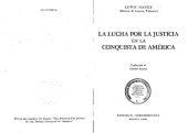 book La lucha por la justicia en la conquista de América