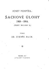 book Šachove úlohy, 1908-1916: (České melodie ii)