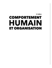 book Comportement humain et organisation