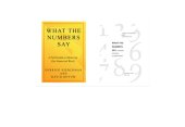 book What the Numbers Say - A Field Guide to Mastering Our Numerical World