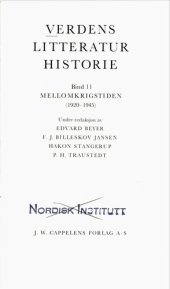 book Verdens litteraturhistorie 11 : Mellomkrigstiden  (1920-1945)