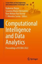 book Computational Intelligence and Data Analytics: Proceedings of ICCIDA 2022 (Lecture Notes on Data Engineering and Communications Technologies, 142)