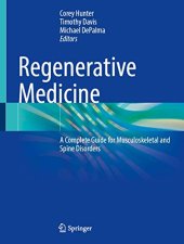 book Regenerative Medicine: A Complete Guide for Musculoskeletal and Spine Disorders