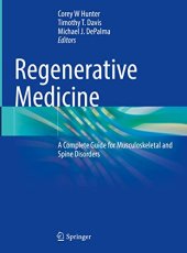 book Regenerative Medicine: A Complete Guide for Musculoskeletal and Spine Disorders