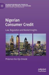 book Nigerian Consumer Credit: Law, Regulation and Market Insights