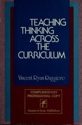 book Teaching Thinking Across Curriculum