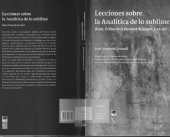 book Lecciones sobre la Analítica de lo sublime (Kant, Crítica de la facultad de juzgar, 23-29)