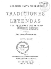 book Tradiciones y leyendas del folklore boliviano