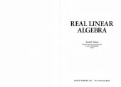 book Real Linear Algebra