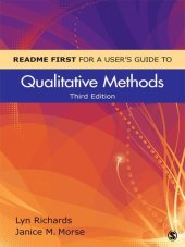 book README FIRST for a User′s Guide to Qualitative Methods