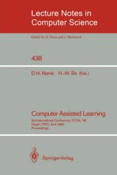 book Computer Assisted Learning: 3rd International Conference, ICCAL '90 Hagen, FRG, June 11–13, 1990 Proceedings