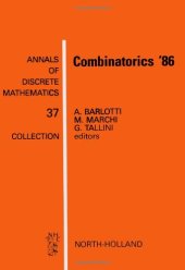 book Combinatorics ′86, Proceedings of the International Conference on Incidence Geometries and Com binatorial Structures