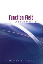 book Function Field Arithmetic