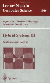 book Hybrid Systems III: Verification and Control