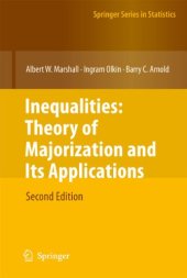 book Inequalities: Theory of Majorization and Its Applications 