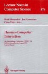 book Human-Computer Interaction: 4th International Conference, EWHCI '94 St. Petersburg, Russia August 2–5, 1994 Selected Papers