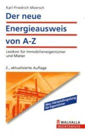 book Der neue Energieausweis von A-Z: Lexikon für Immobilieneigentümer und Mieter