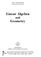 book Linear Algebra and Geometry.