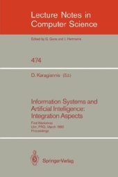 book Information Systems and Artificial Intelligence: Integration Aspects: First Workshop Ulm, FRG, March 19–21, 1990 Proceedings