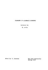 book Elements of algebraic geometry 