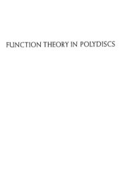 book Function theory in polydiscs 