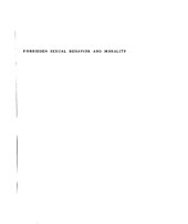 book Forbidden Sexual Behavior and Morality: An Objective Re-Examination of Perverse Sex Practices in Different Cultures