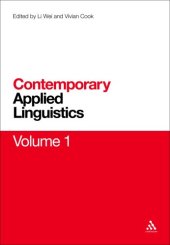 book Contemporary Applied Linguistics: Volume One Language Teaching and Learning 