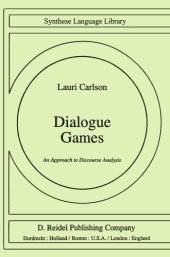 book Dialogue Games: An Approach to Discourse Analysis 