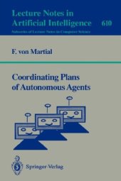 book Coordinating Plans of Autonomous Agents