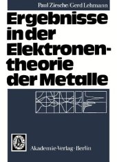 book Ergebnisse in der Elektronentheorie der Metalle