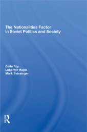 book The Nationalities Factor In Soviet Politics And Society