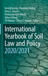 book International Yearbook of Soil Law and Policy 2020/2021