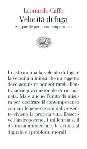 book Velocità di fuga. Sei parole per il contemporaneo