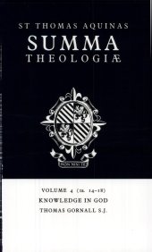 book Summa Theologiae: Volume 4, Knowledge in God: 1a. 14-18