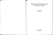book Mathematical methods and economic theory