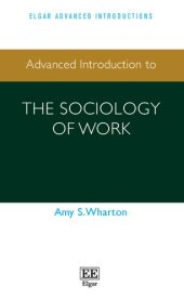 book Advanced Introduction to the Sociology of Work