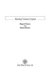 book Raising Venture Capital