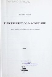 book Elektrisitet og magnetisme 2 : Magnetostatikk og elektrodynamikk